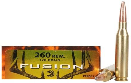 .260 Federal Fusion ammo.