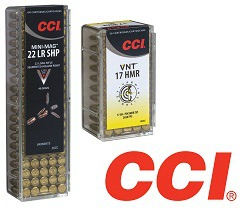 CCI .22 LR and .17 HMR Ammunition