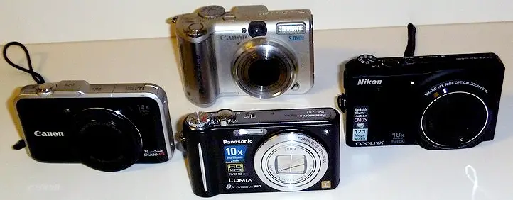 Four digiital cameras