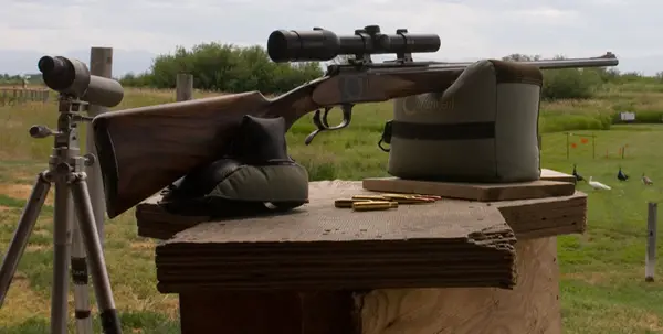 Hughes-Hagn rifle at the range