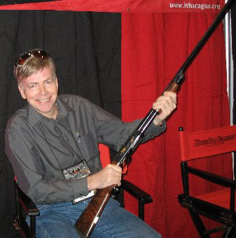 Randy with 28 Gauge Ithaca Model 37 Pump Shotgun