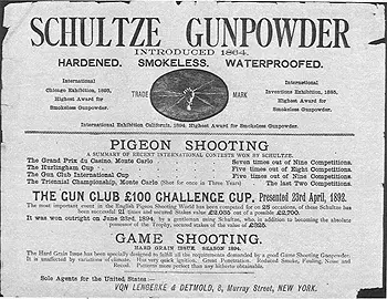 Schultz Powder label