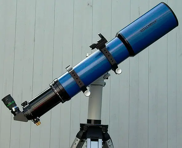 Stellarvue SV115T-20 Telescope in stardust blue.