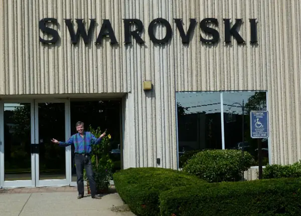 Randy in front of Swarovski Optik North America.