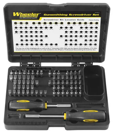 Wheeler Professional Gunsmith Screwdriver Set