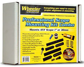 Wheeler Engineering Professional Scope Mounting Kit Combo