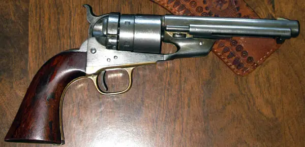Converted Colt .44 revolver