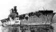 WW II Italian aircraft carrier Aquila