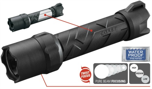 Coast POLYSTEEL 600R Flashlight