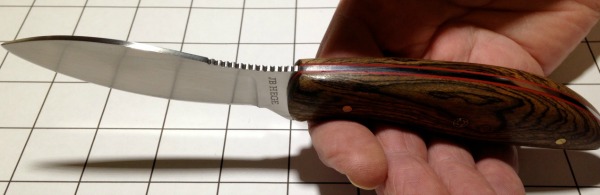 Hege Custom Perfect Field Knife scale liners