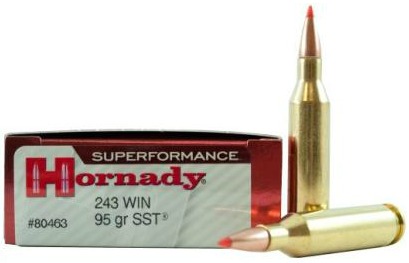 Hornady Superformance .243 Winchester 95 grain SST ammo