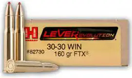 Hornady LEVERevolution160 grain FTX .30-30 ammo
