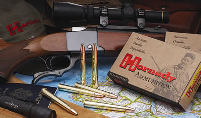 Hornady 9.3x74R Ammunition.