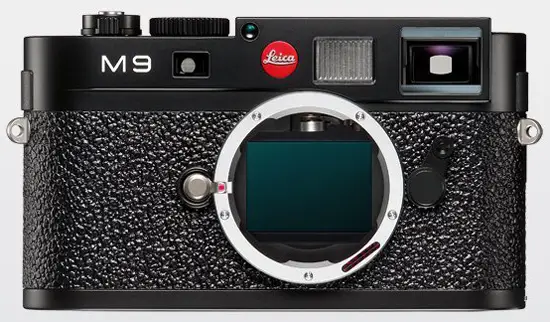 Leica M9 front view.