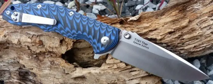 Real Steel Knives T101 Thor Special Edition Flipper