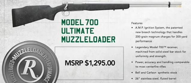 Remington 700 Ultimate Muzzleloader