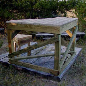 Shooting Bench Construction Shooting Bench Construction