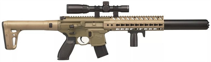 SIG SAUER MCX ASP Airgun with SIG SAUER 1-4x24WR Scope