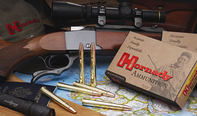 9.3x74R cartridges with Ruger 1-S